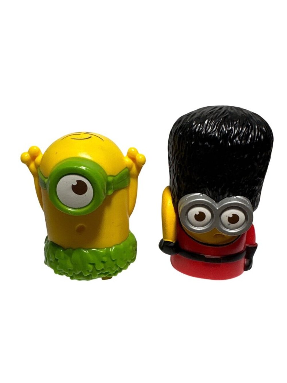 Despicable Me 2015 McDonalds Minions Toys Set Of 2 Royal Guard Jurassic